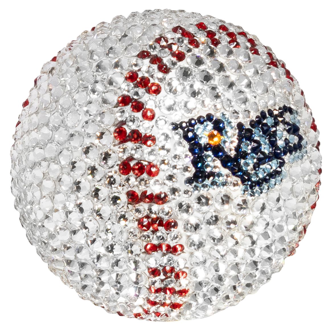 Tampa Bay Rays Crystal Baseball