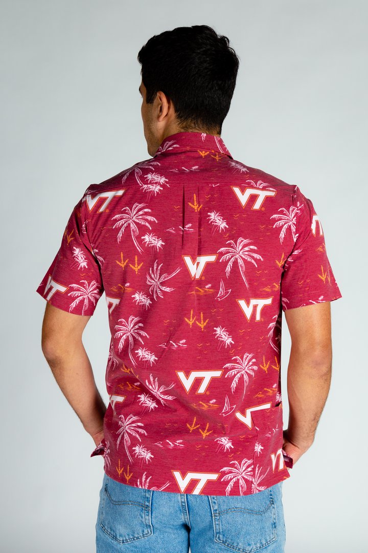 VTech Bird Feet Camp Shirt | Virginia Tech Hawaiian Shirt
