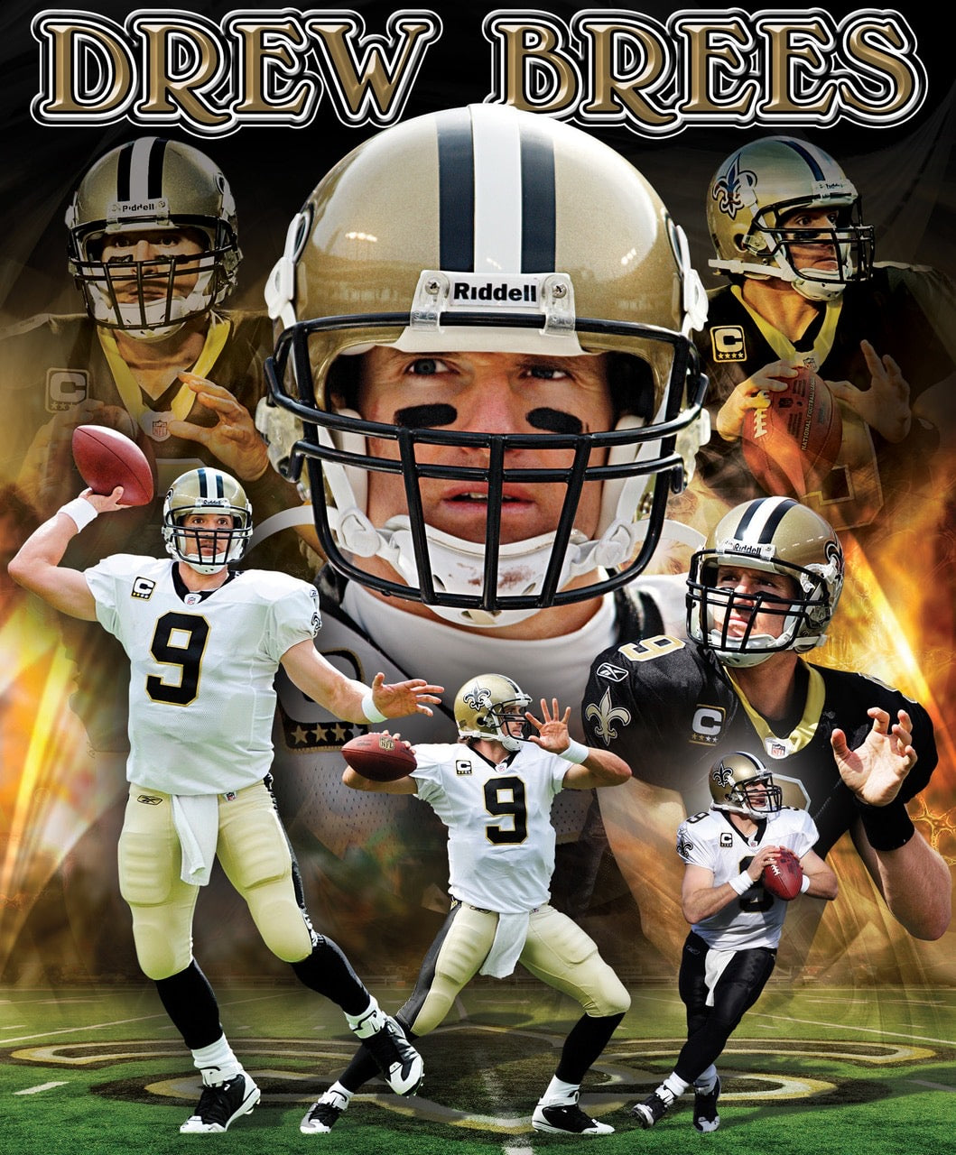 New Orleans Saints - Drew Brees 100pc Puzzle