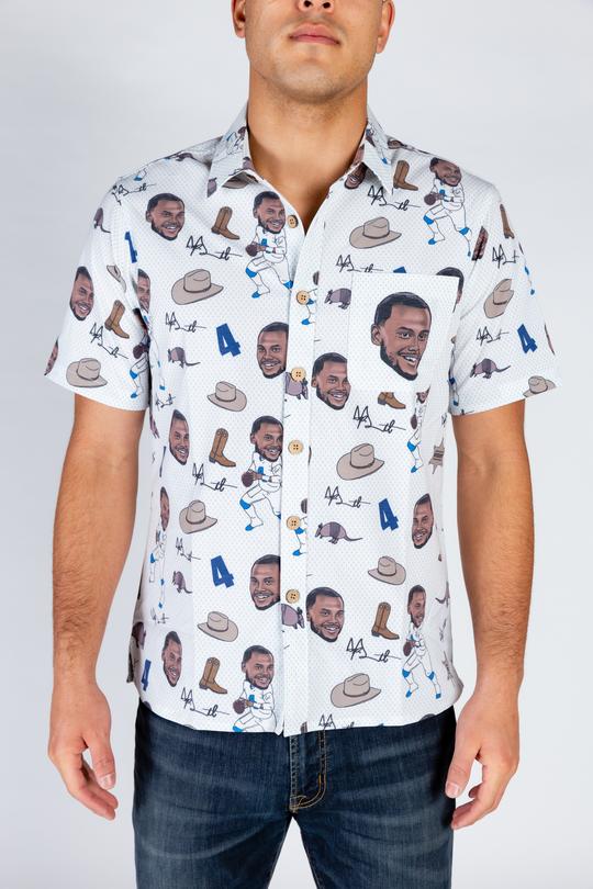 The Dak Prescott | White Hawaiian Shirt