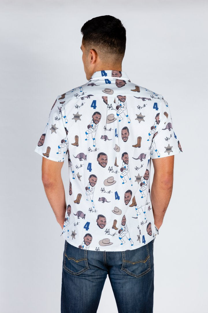 The Dak Prescott | White Hawaiian Shirt