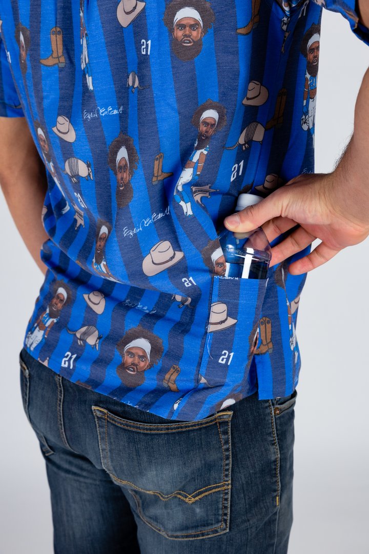 The Ezekiel Elliott | Blue Hawaiian Shirt