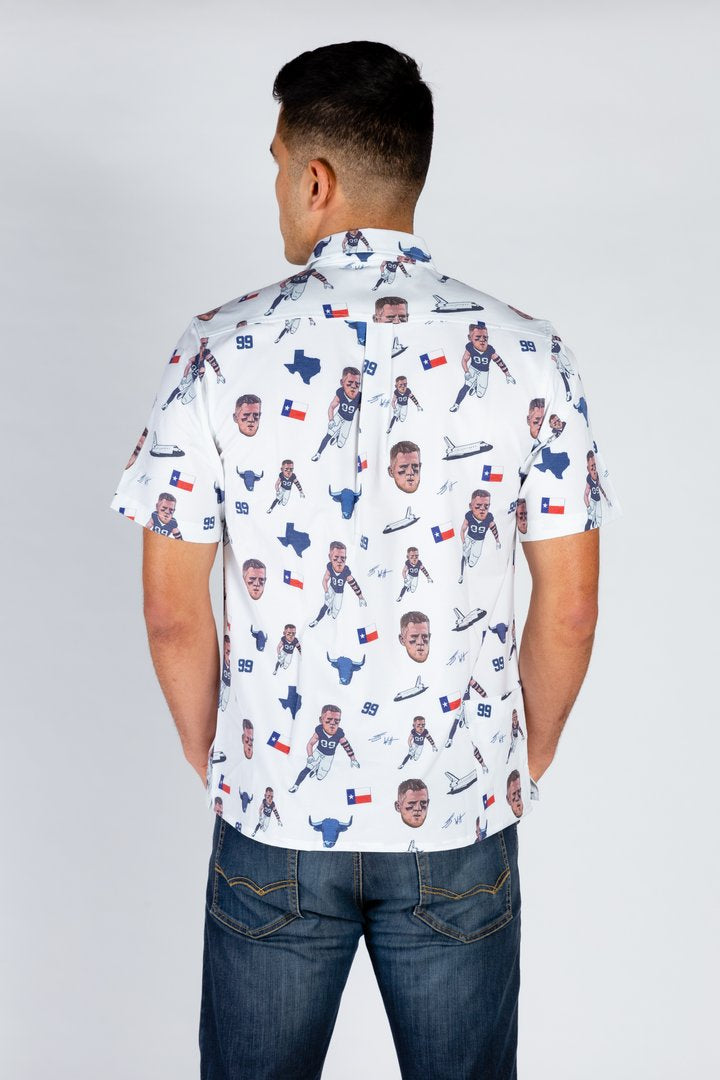 The J.J. Watt | White Hawaiian Shirt