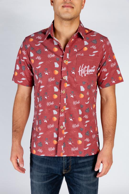 The Julio Jones | Red Hawaiian Shirt