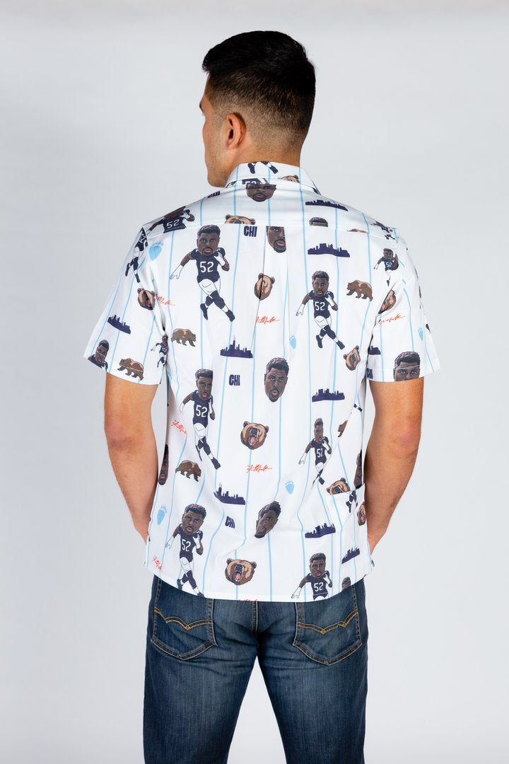 The Khalil Mack | White Hawaiian Shirt