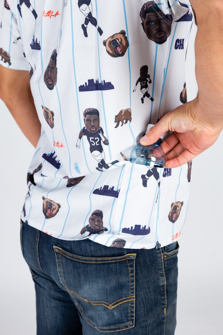 The Khalil Mack | White Hawaiian Shirt