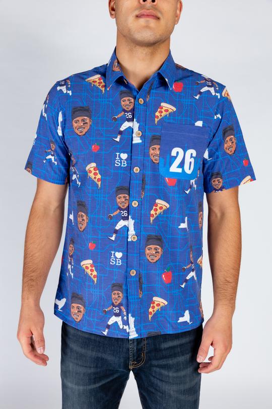 The Saquon Barkley | Blue Hawaiian Shirt