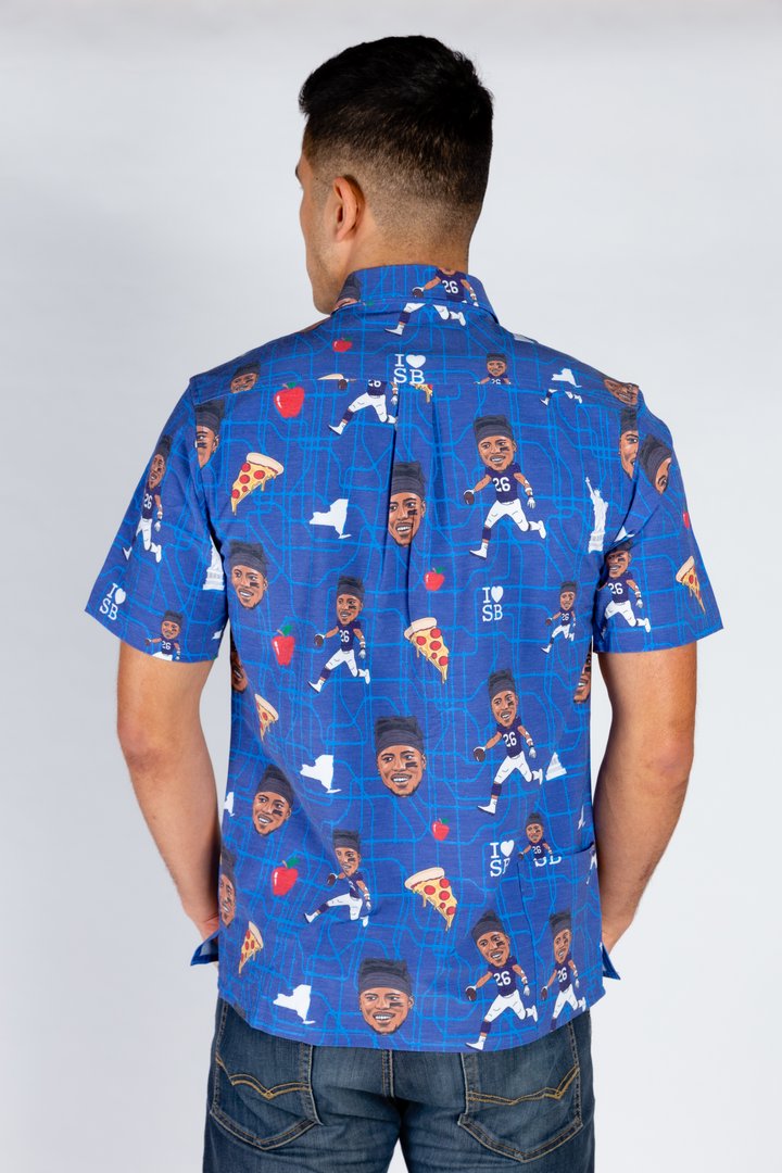 The Saquon Barkley | Blue Hawaiian Shirt