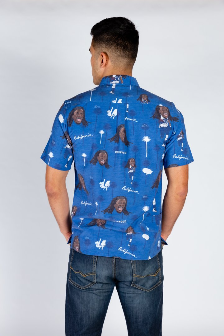 The Todd Gurley | Blue Hawaiian Shirt