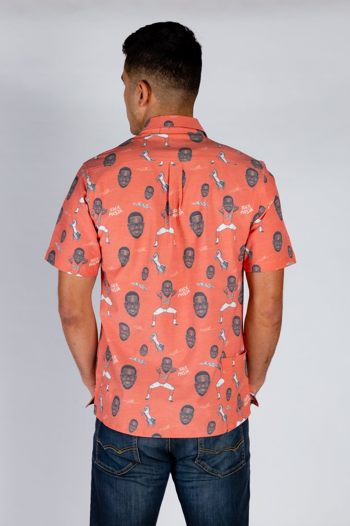 The Von Miller | Orange Hawaiian Shirt