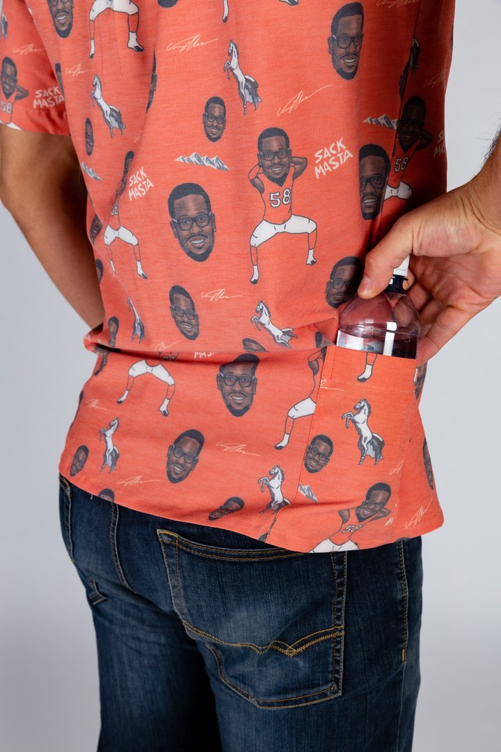The Von Miller | Orange Hawaiian Shirt