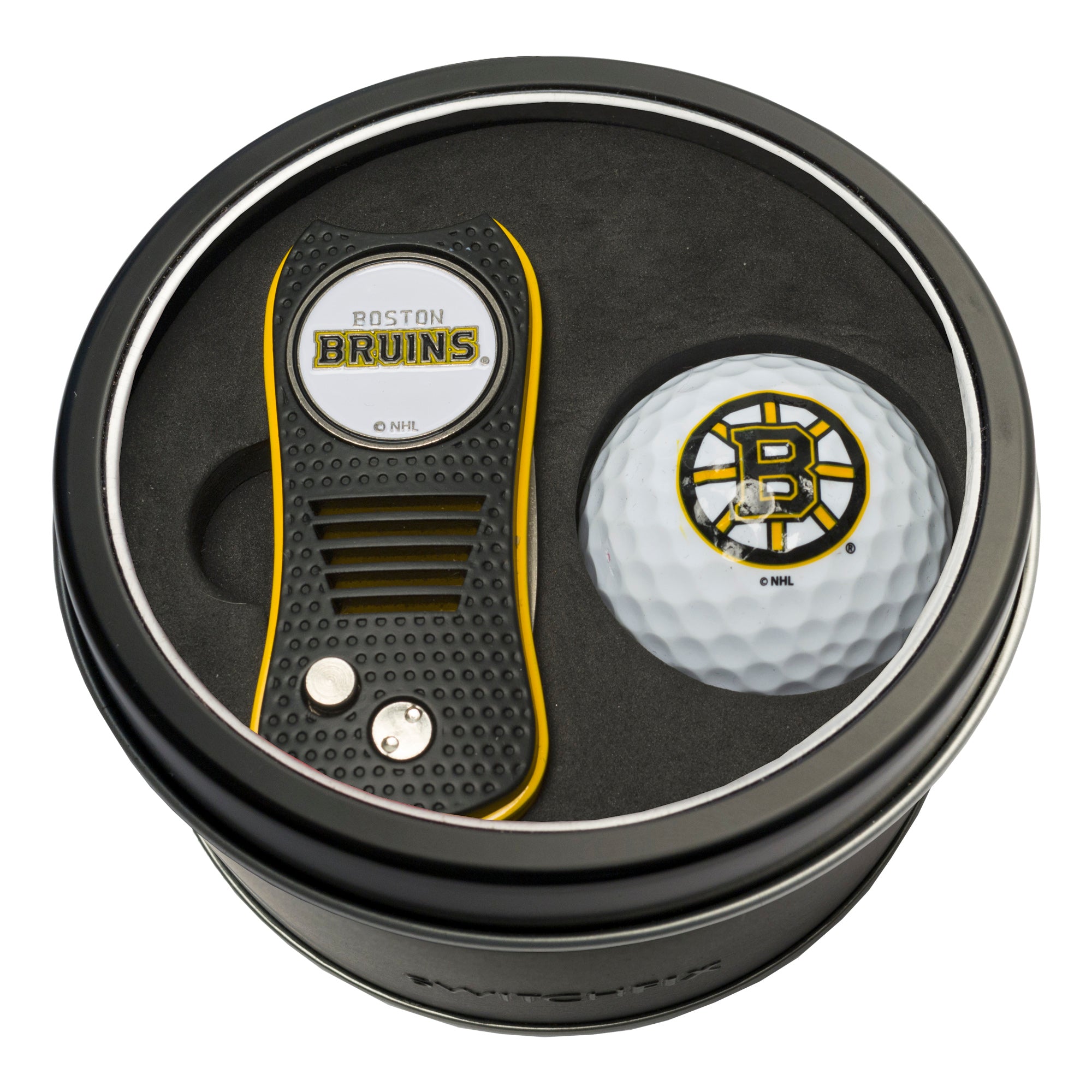 BOSTON BRUINS SWITCH BALL TIN