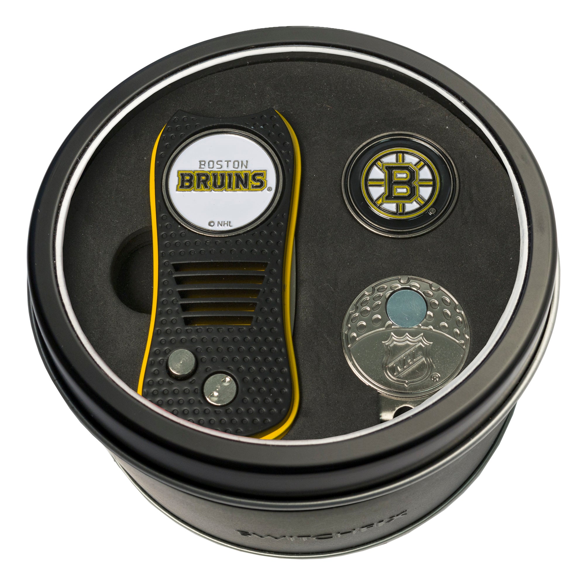 BOSTON BRUINS SWITCH CAP CLIP TIN
