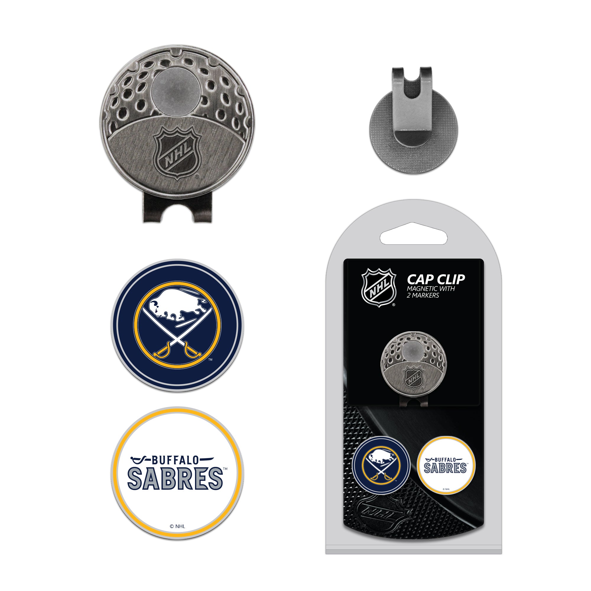 BUFFALO SABRES 2 MKR CAP CLIP