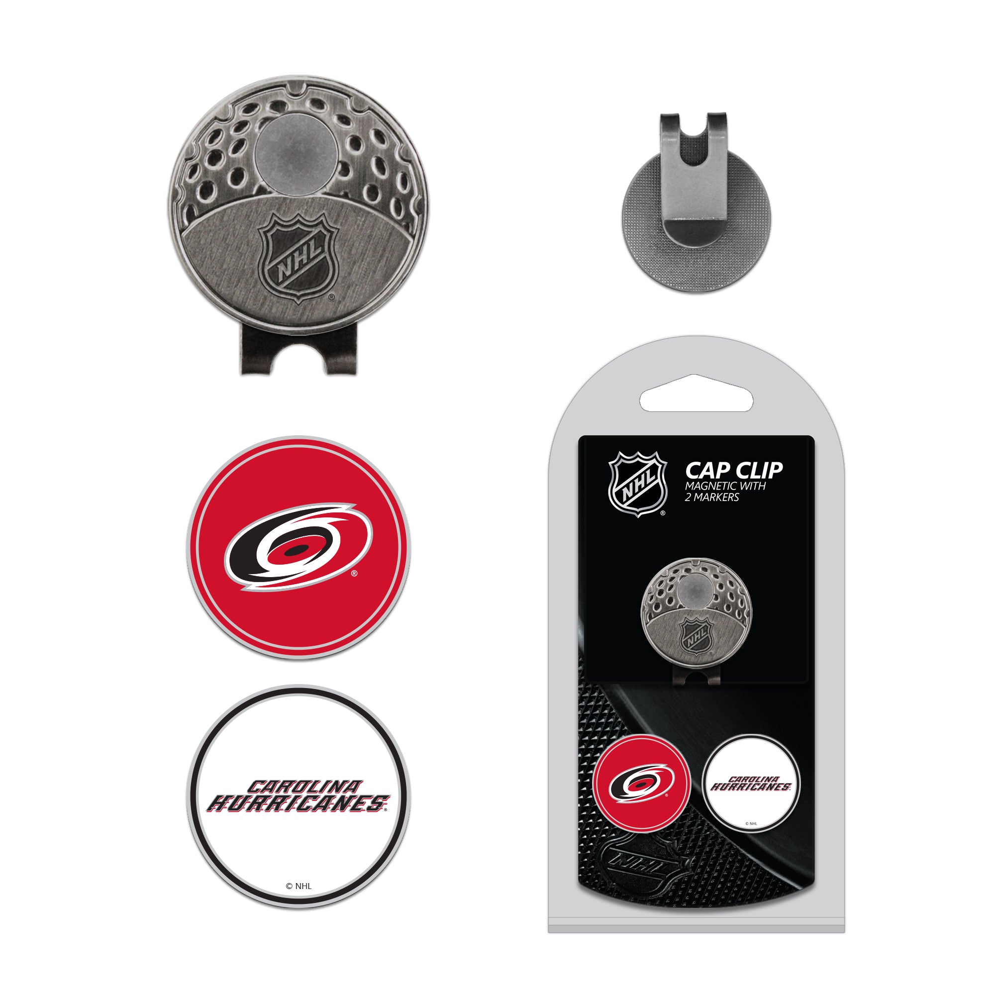 CAROLINA HURRICANES 2 MKR CAP CLIP