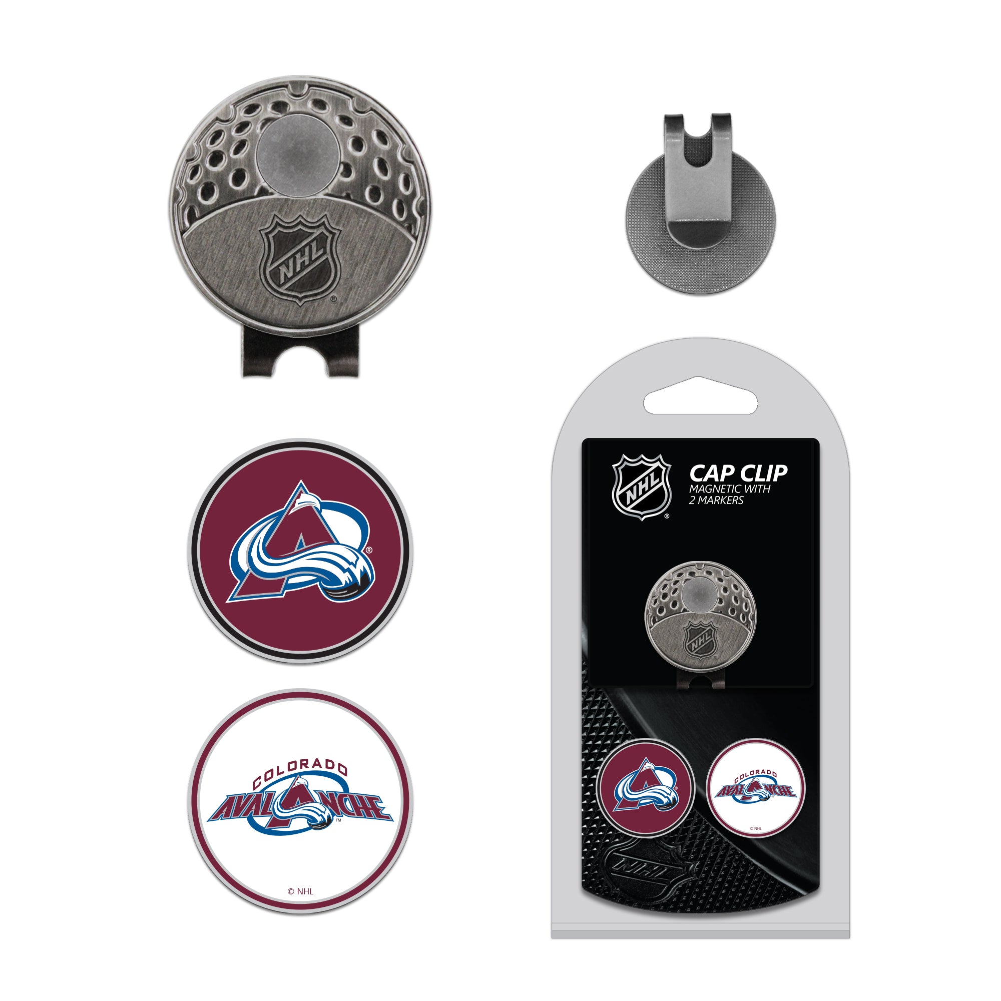 COLORADO AVALANCHE 2 MKR CAP CLIP