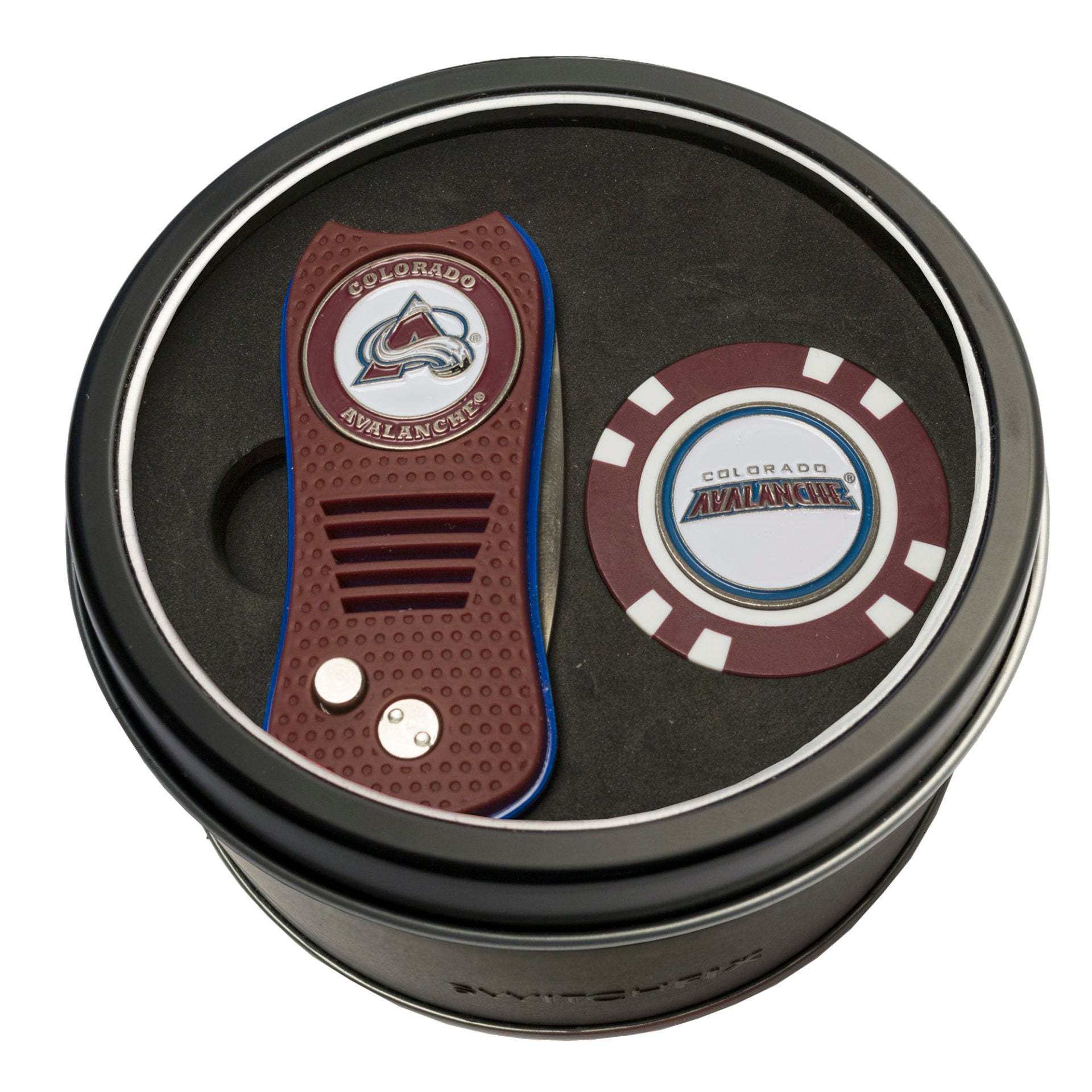 COLORADO AVALANCHE SWITCH CHIP TIN