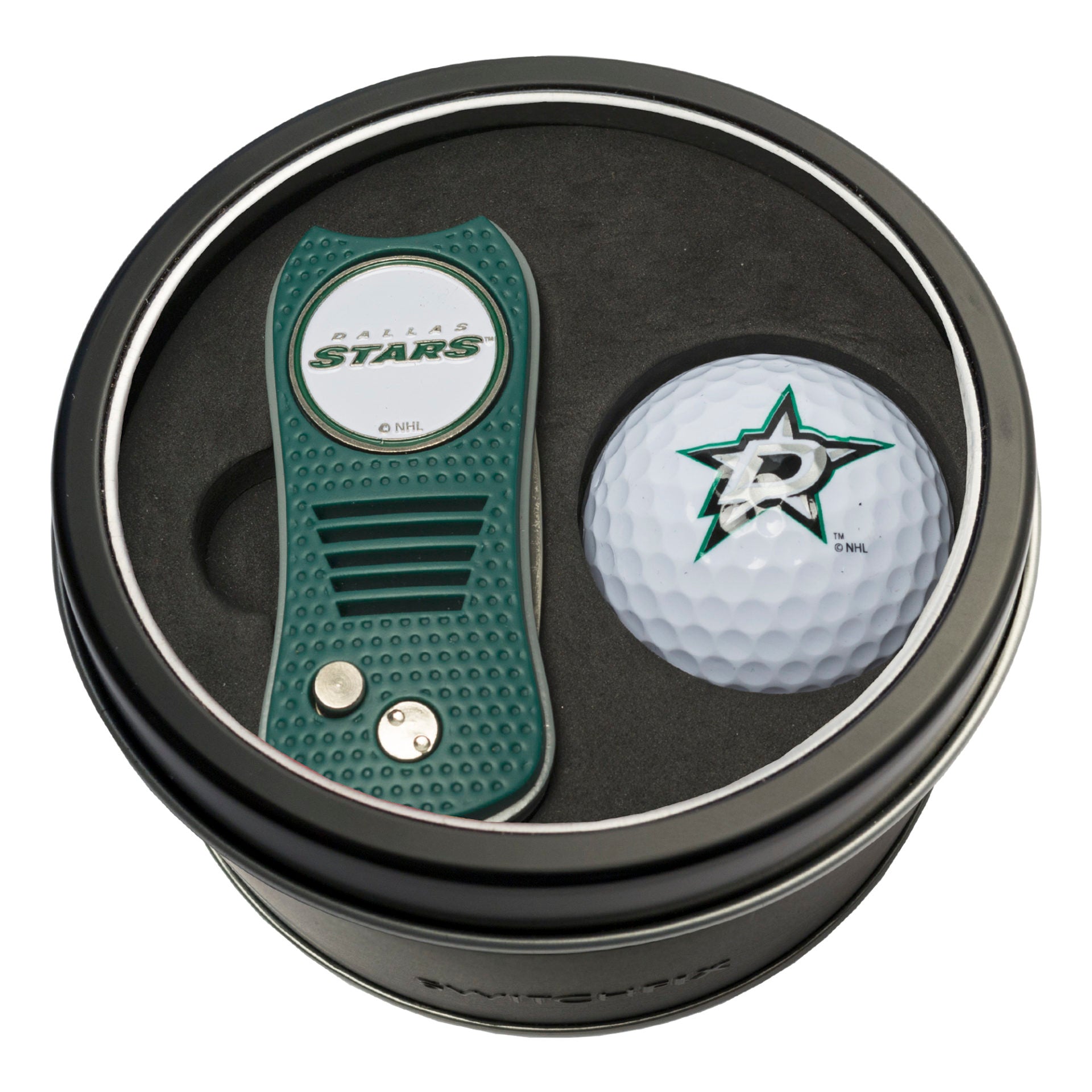 DALLAS STARS SWITCH BALL TIN