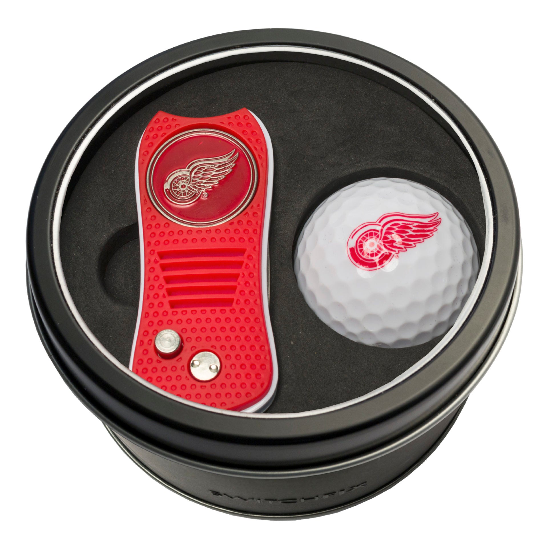 DETROIT RED WINGS SWITCH BALL TIN