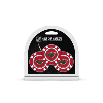 MINNESOTA WILD 3 PK GOLF CHIP