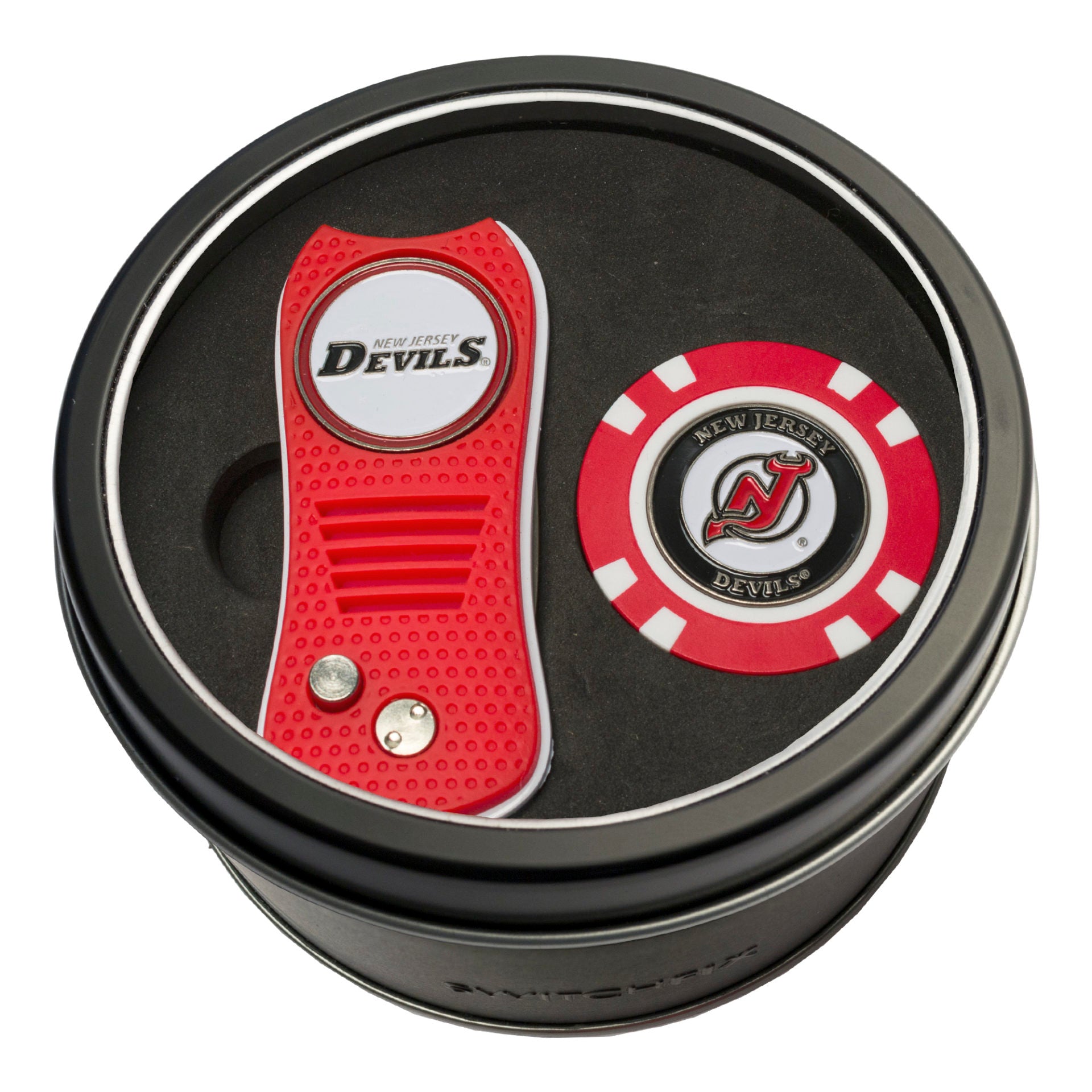 NEW JERSEY DEVILS SWITCH CHIP TIN