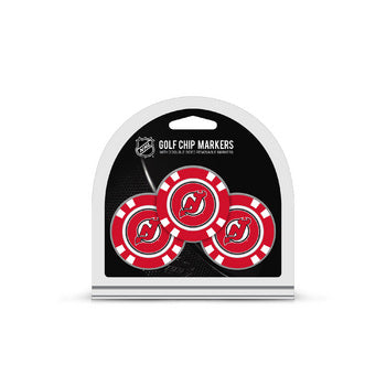 NEW JERSEY DEVILS 3 PK GOLF CHIP