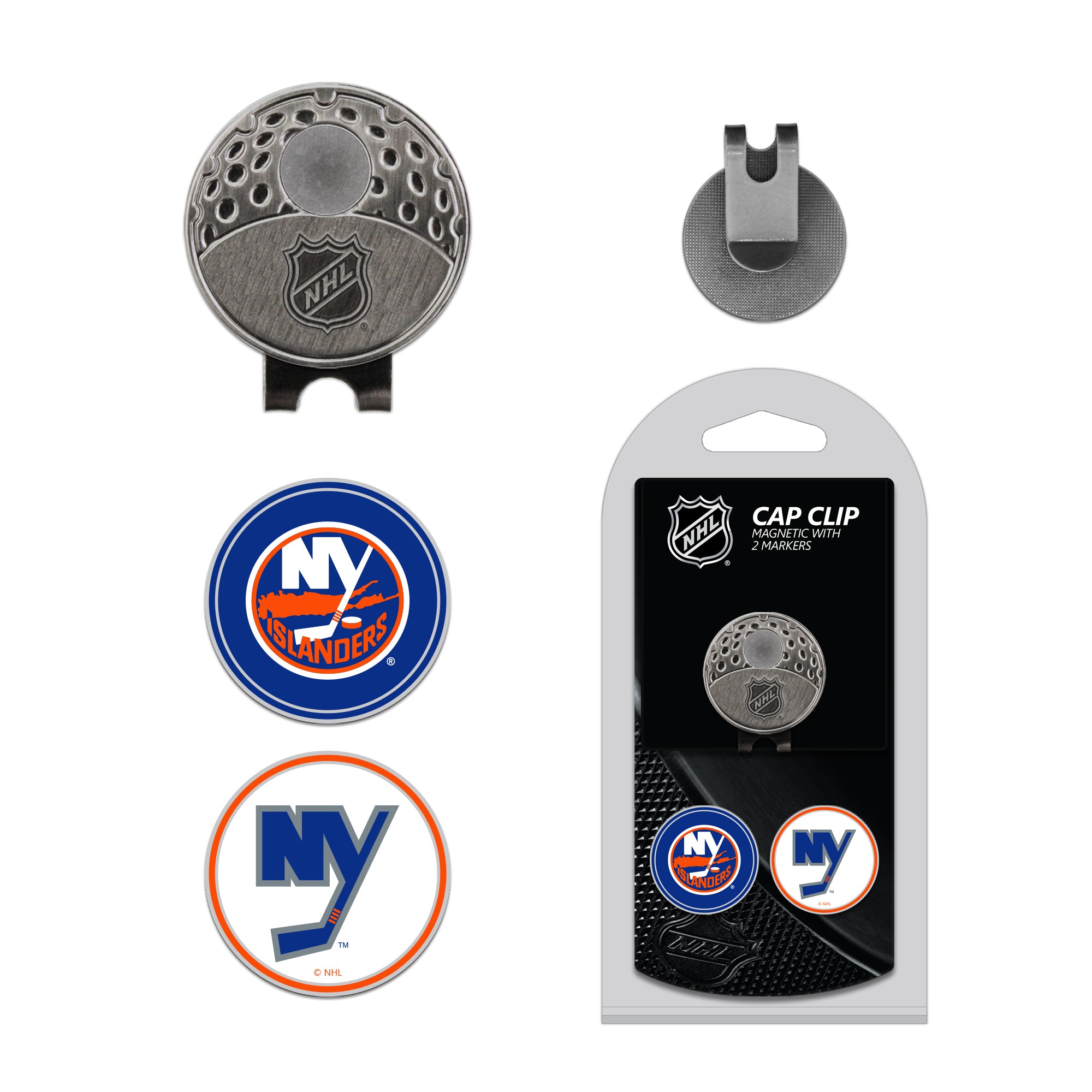 NEW YORK ISLANDERS 2 MKR CAP CLIP