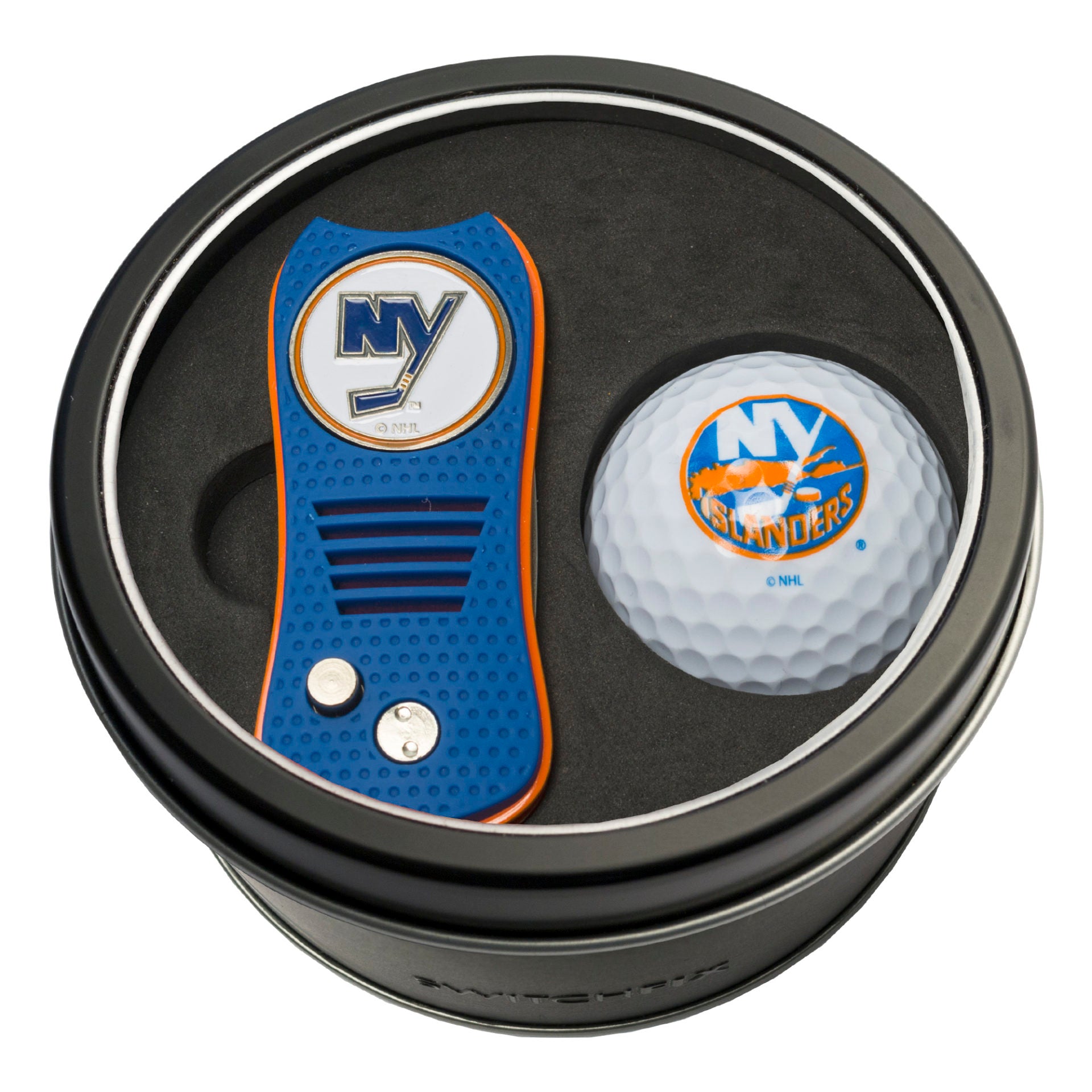 NEW YORK ISLANDERS SWITCH BALL TIN