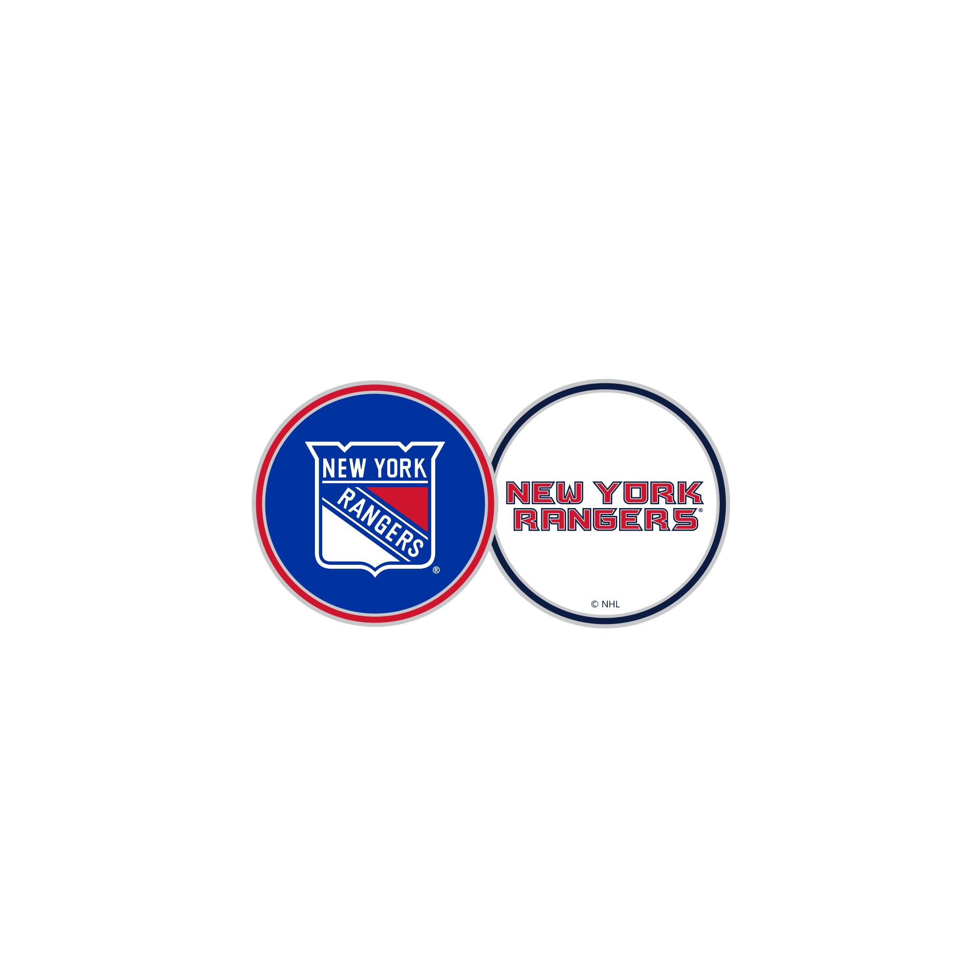 NEW YORK RANGERS DOUBLE SIDED BALL