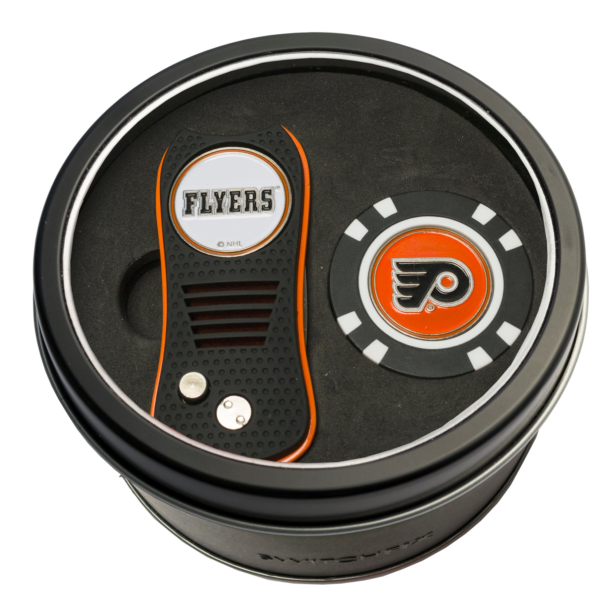 PHILADELPHIA FLYERS SWITCH CHIP TIN