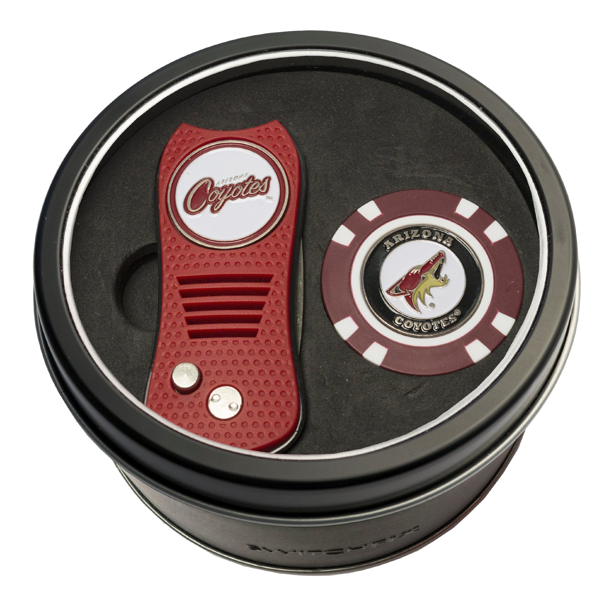 ARIZONA COYOTES SWITCH CHIP TIN