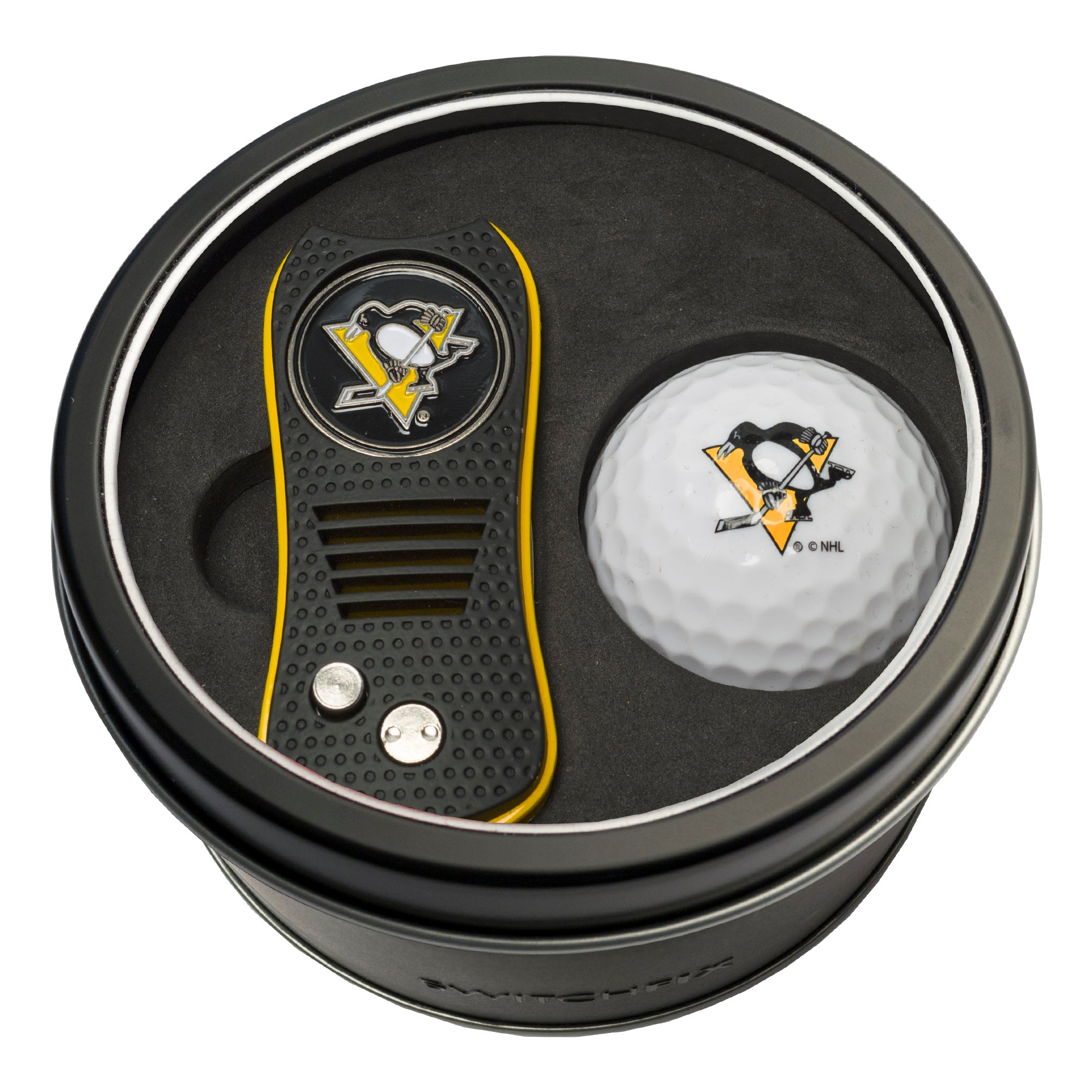 PITTSBURGH PENGUINS SWITCH BALL TIN