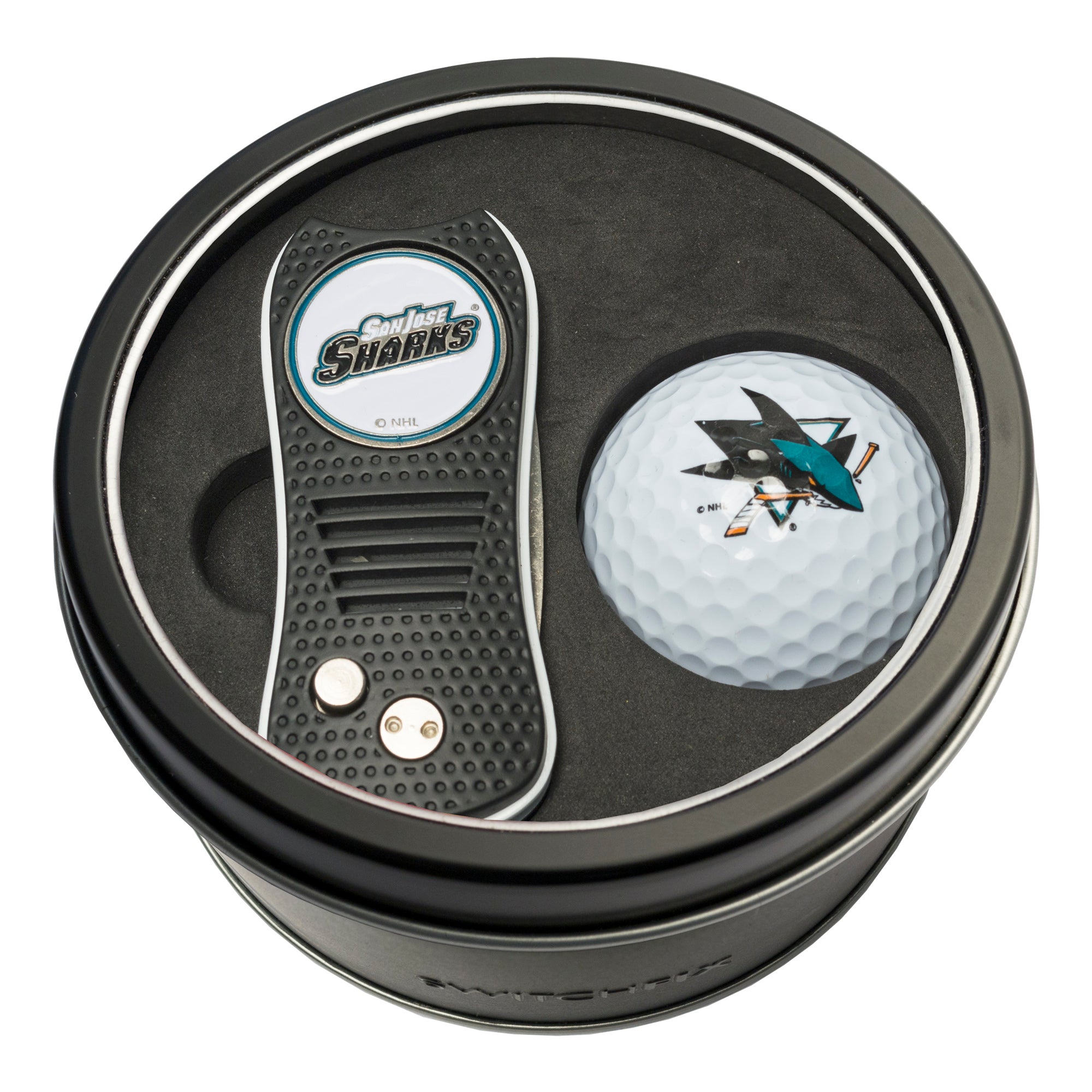 SAN JOSE SHARKS SWITCH BALL TIN