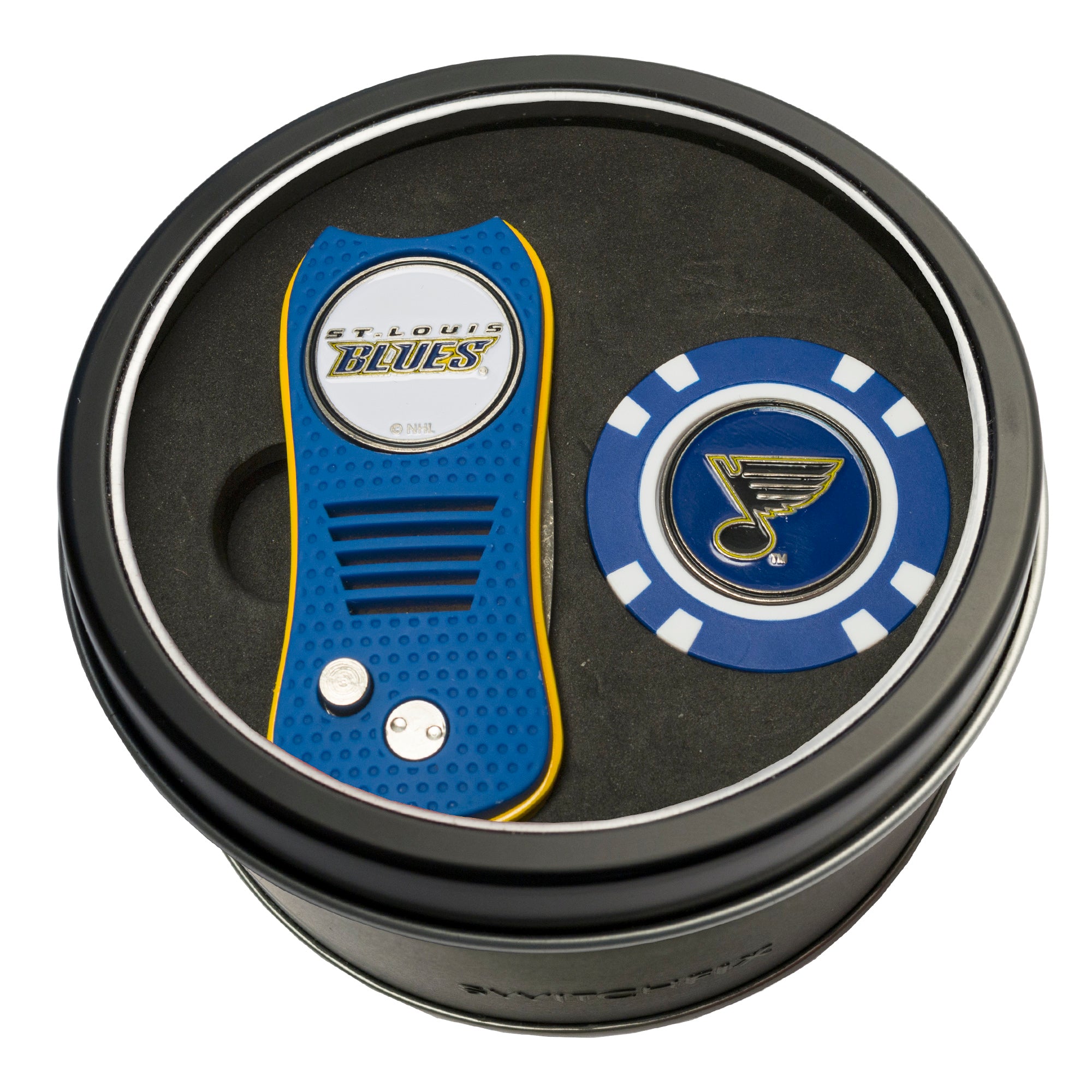 ST LOUIS BLUES SWITCH CHIP TIN