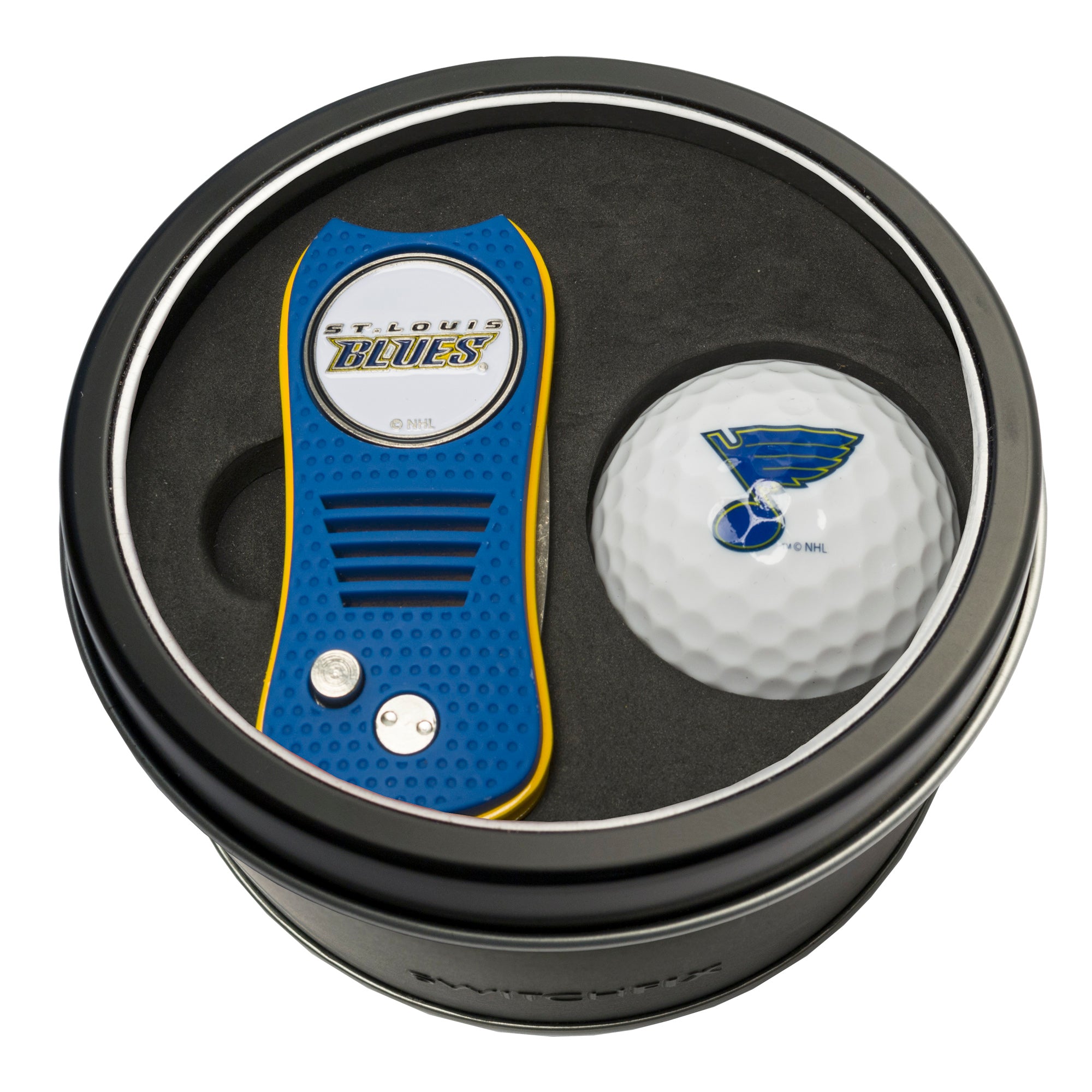 ST LOUIS BLUES SWITCH BALL TIN