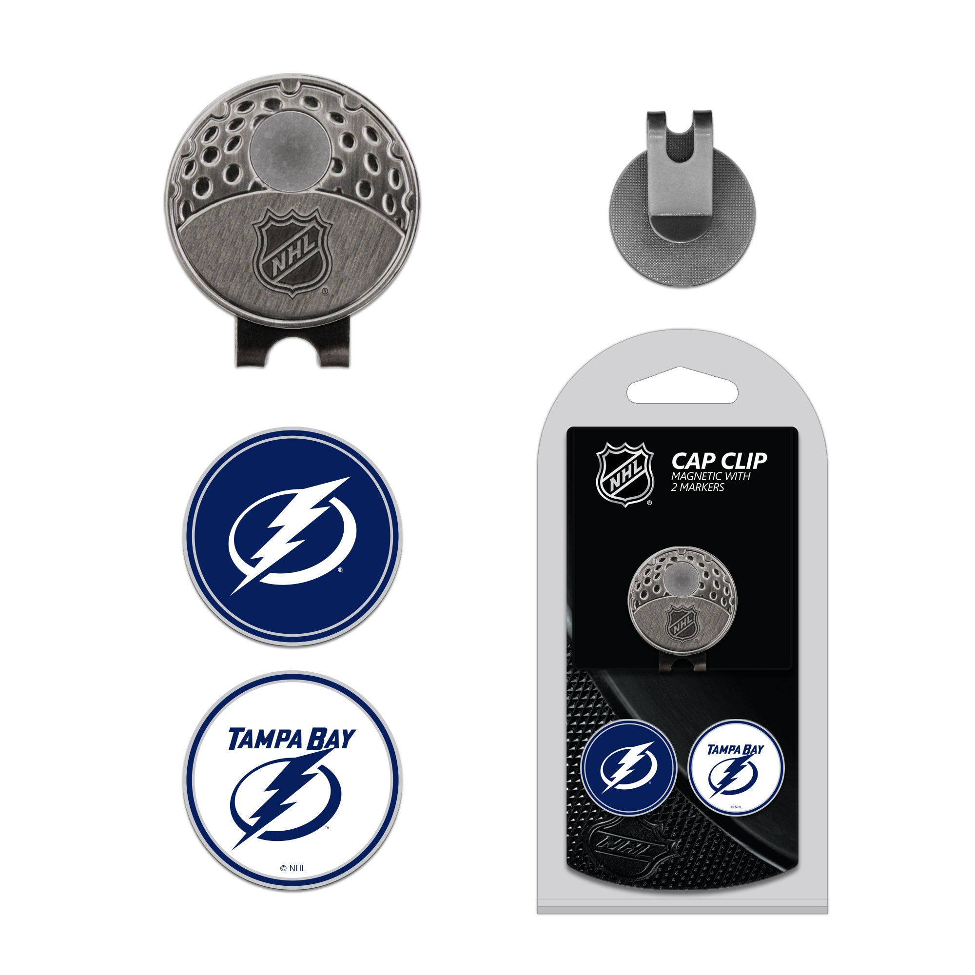 TAMPA BAY LIGHTNING 2 MKR CAP CLIP