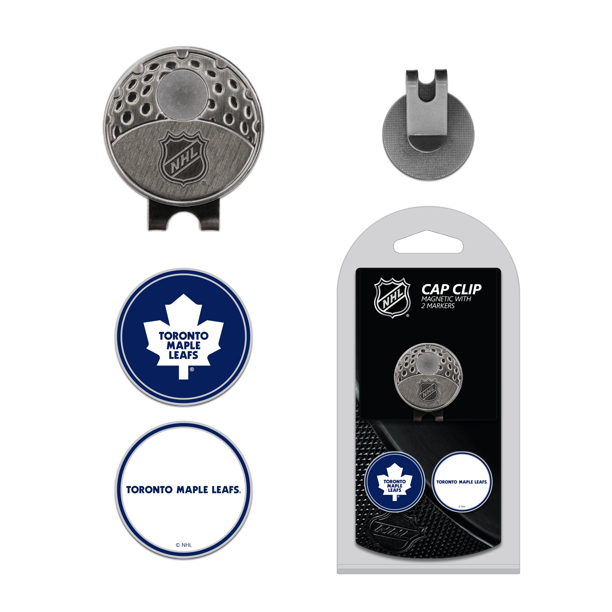 TORONTO MAPLE LEAFS 2 MKR CAP CLIP