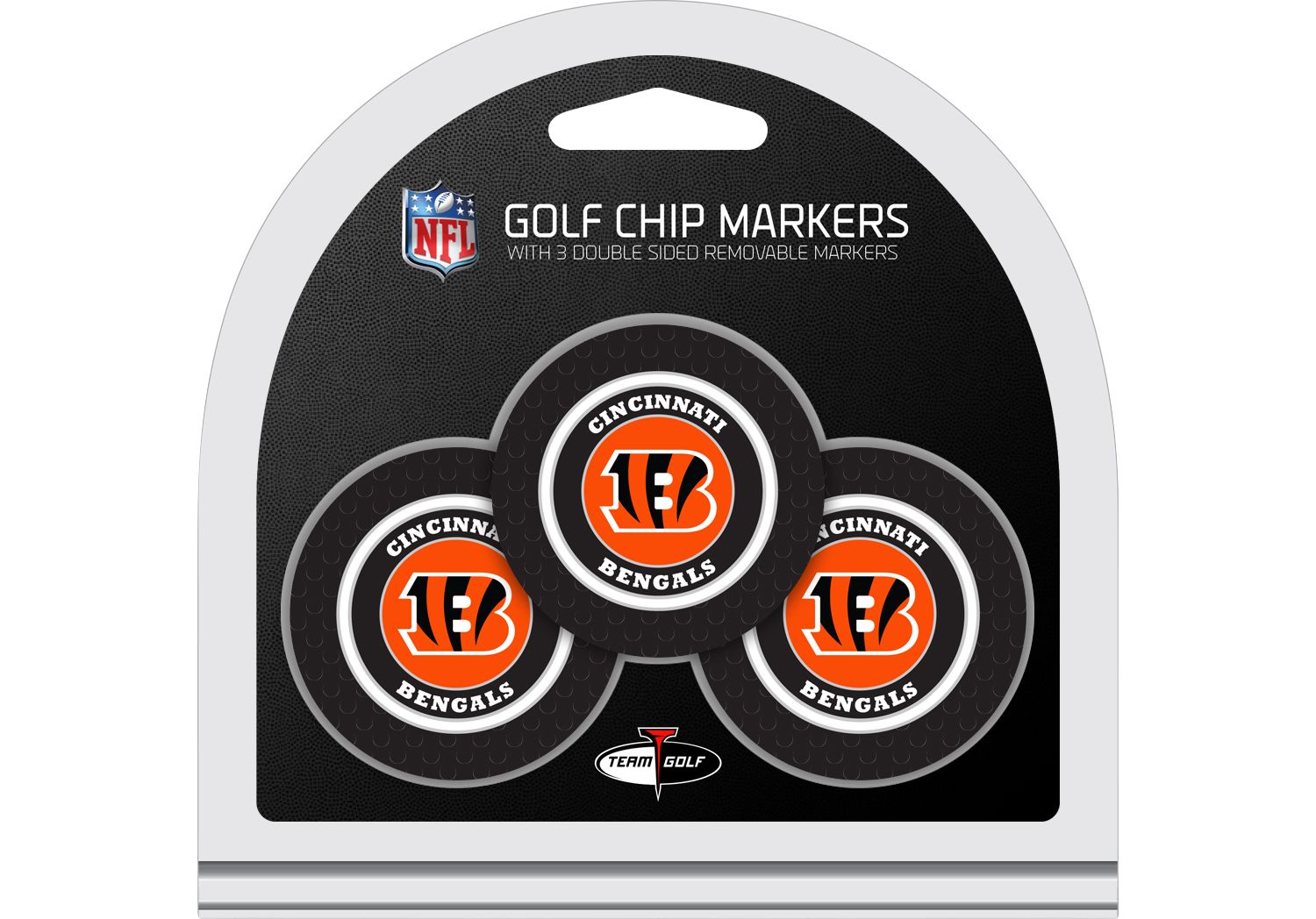 CINCINNATI BENGALS 3 PK GOLF CHIP