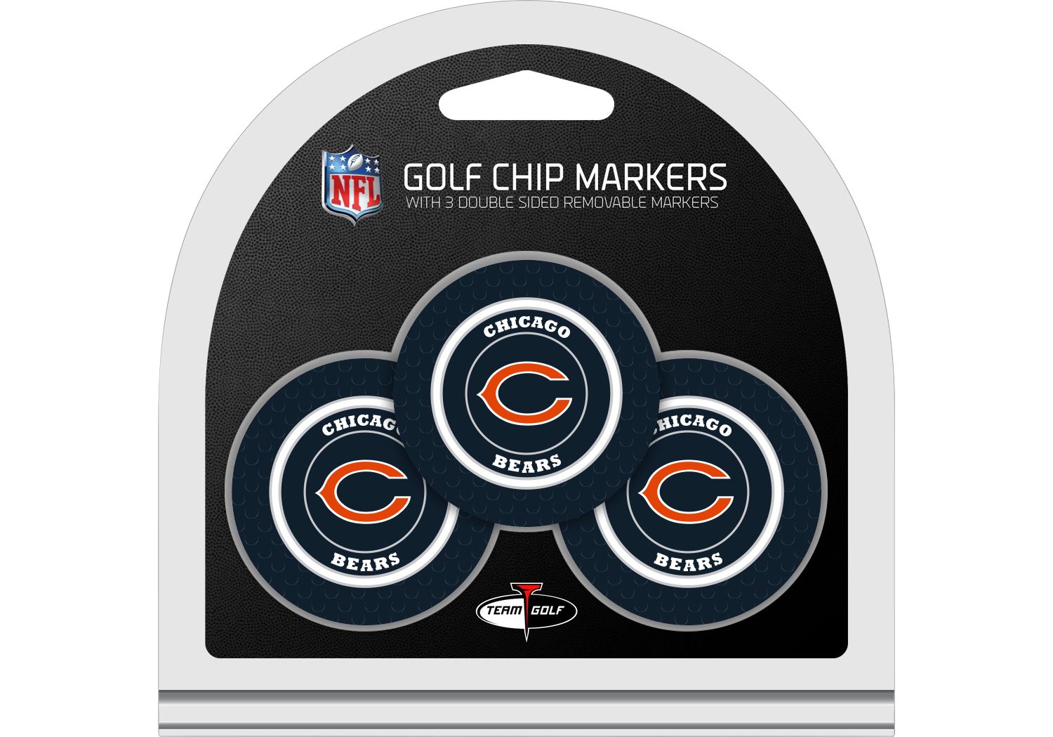 CHICAGO BEARS 3 PK GOLF CHIP