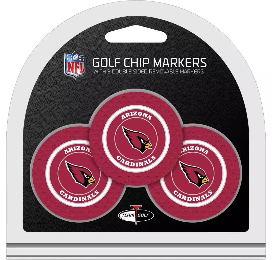 ARIZONA CARDINALS 3 PK GOLF CHIP