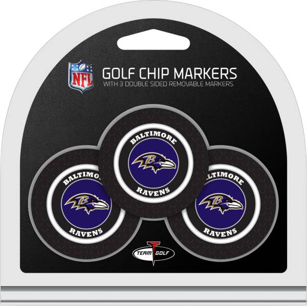 BALTIMORE RAVENS 3 PK GOLF CHIP