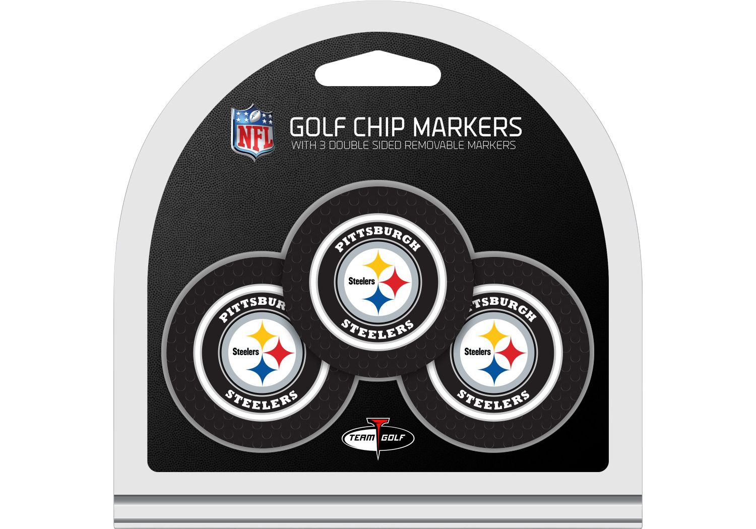 PITTSBURGH STEELERS 3 PK GOLF CHIP