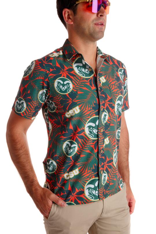 That Fo Co Glow | Colorado State Rams Orange Hawaiian Shirt