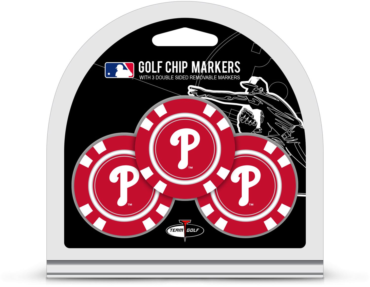 PHILADELPH PHILLIES 3 PK GOLF CHIP