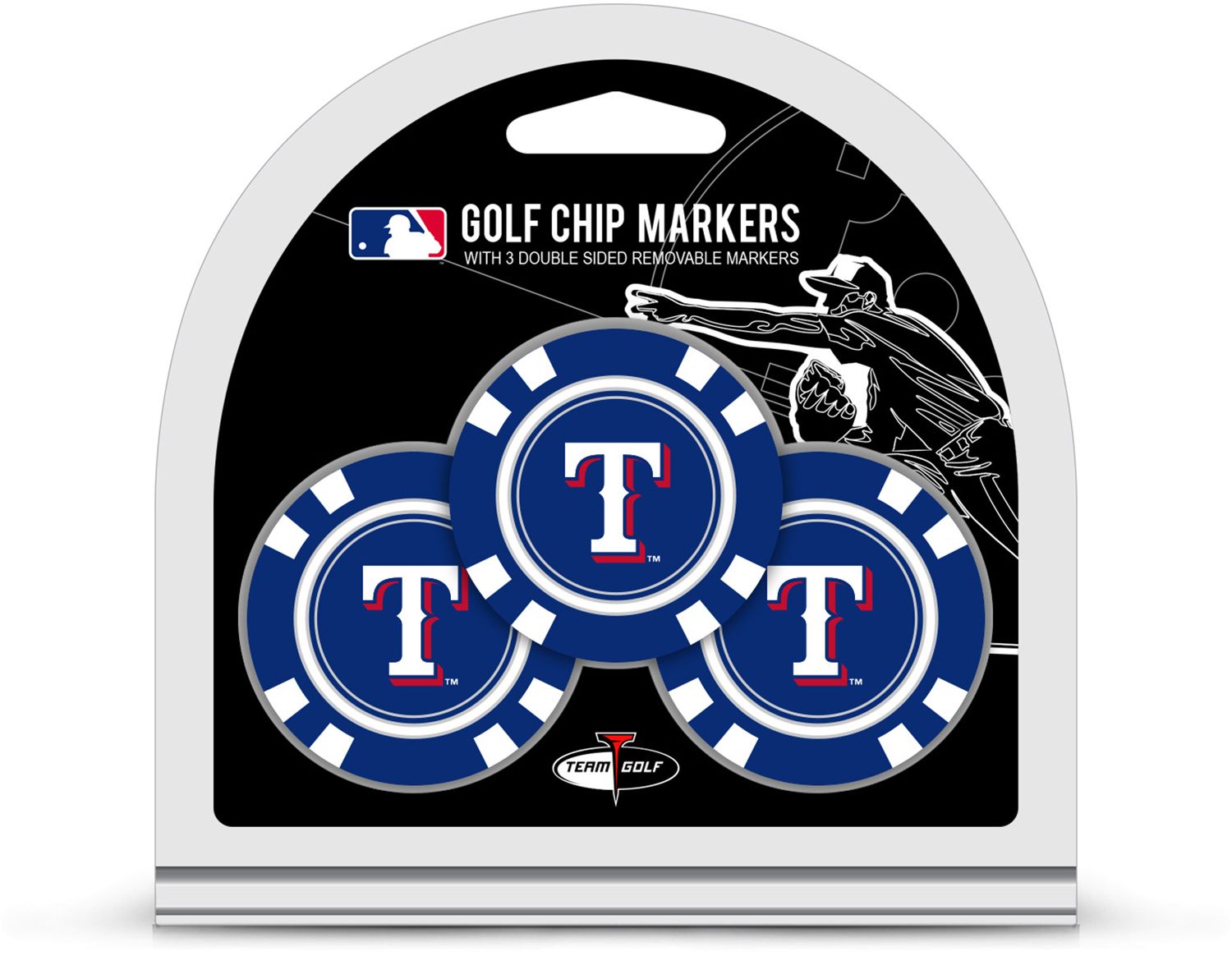 TEXAS RANGERS 3 PK GOLF CHIP