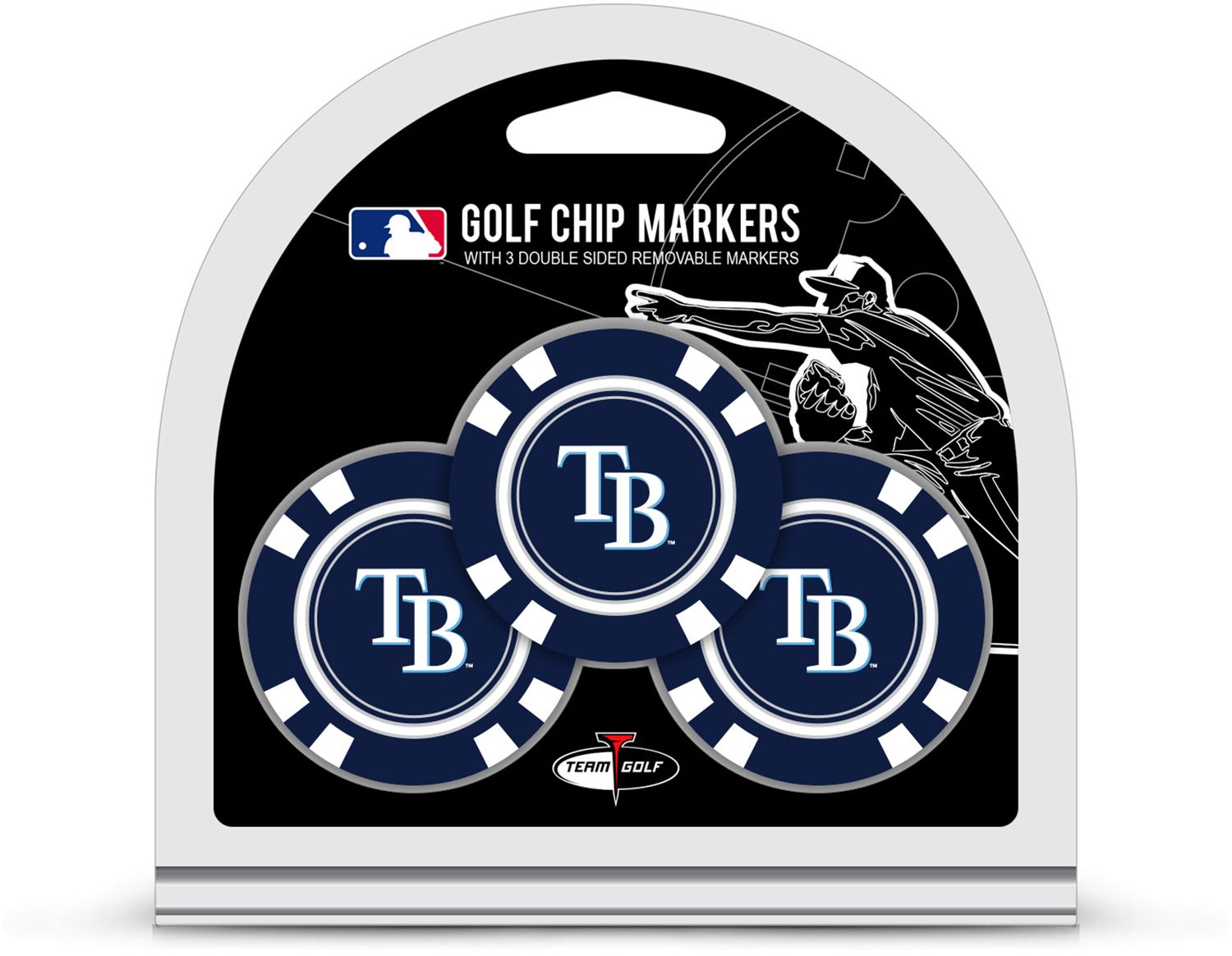 TAMPA BAY RAYS 3 PK GOLF CHIP