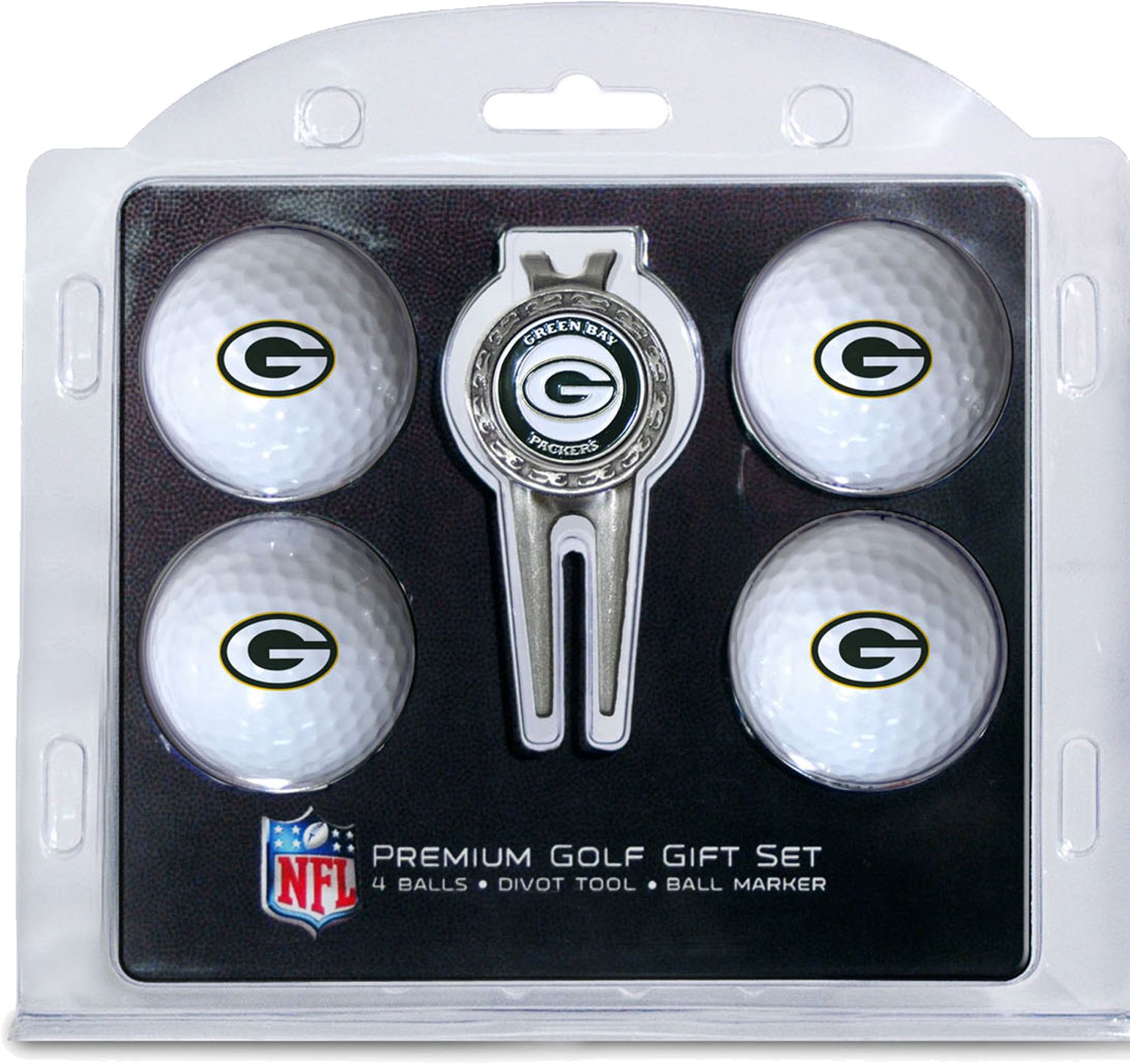 GREEN BAY PACKERS 4 BALL GIFT SET