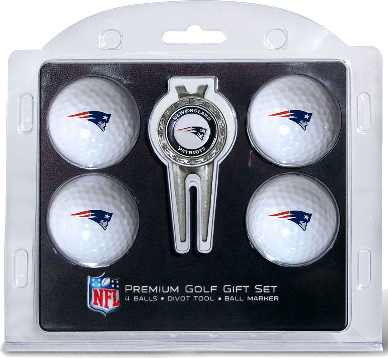 NEW ENGLAND PATS 4 BALL GIFT SET