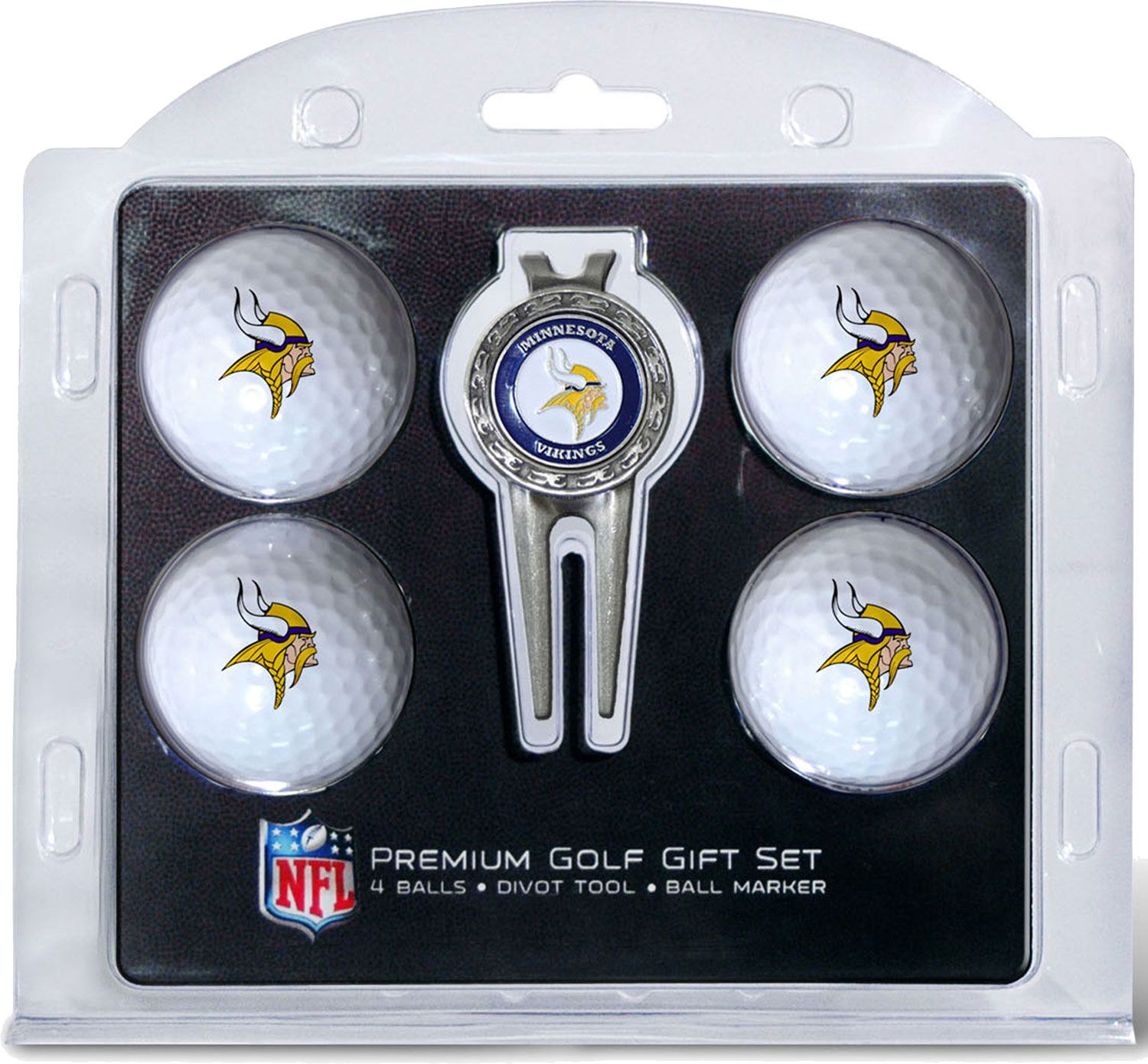 MINNESOTA VIKINGS 4 BALL GIFT SET