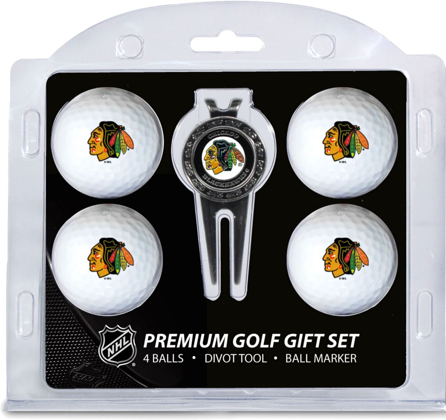 CHICAGO BLACKHAWKS 4 BALL GIFT SET